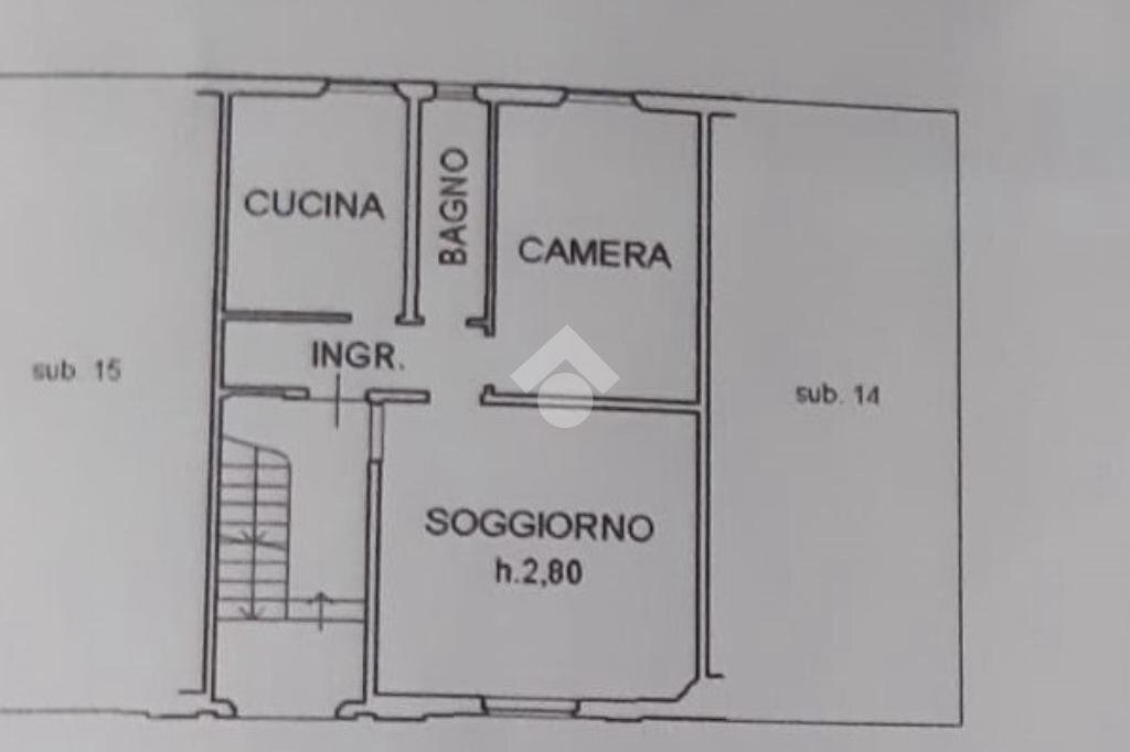 Trilocale Via Giuseppe Bentivogli, Bologna (zona Massarenti) - planimetria 1