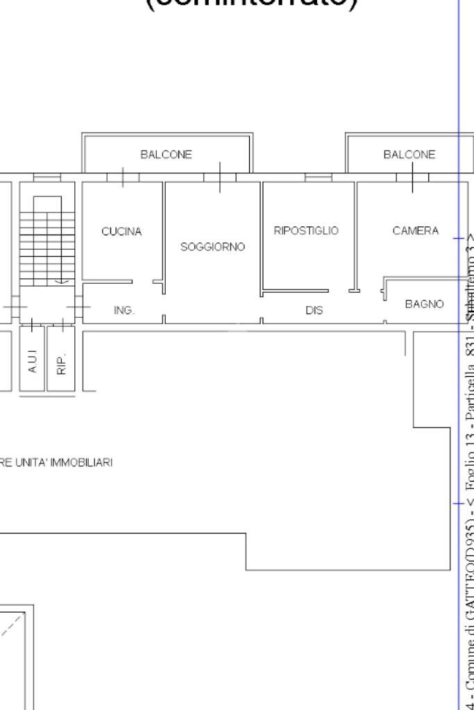 Three-room apartment Via Giovanni XXIII, Gatteo - floor plans 1