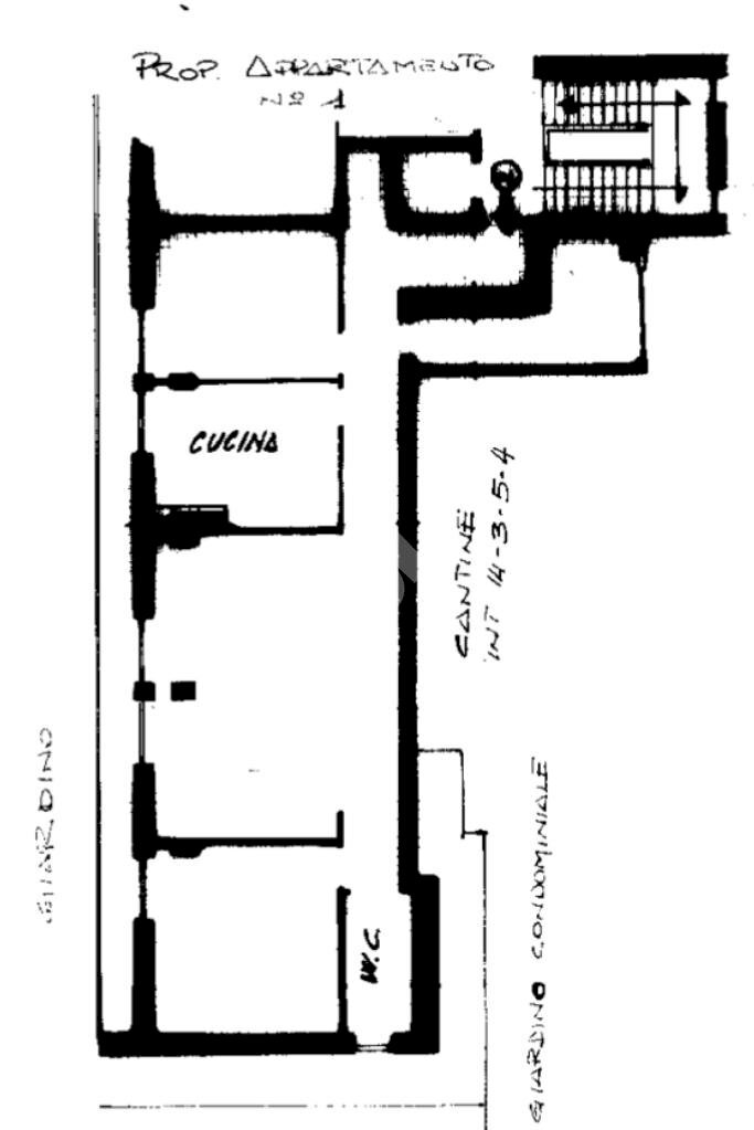 Quadrilocale Via Carlo Bonanni, Genova (zona San Teodoro) - planimetria 1