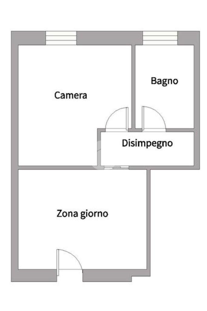 Bilocale Via Pascheretto, Marene - planimetria 1