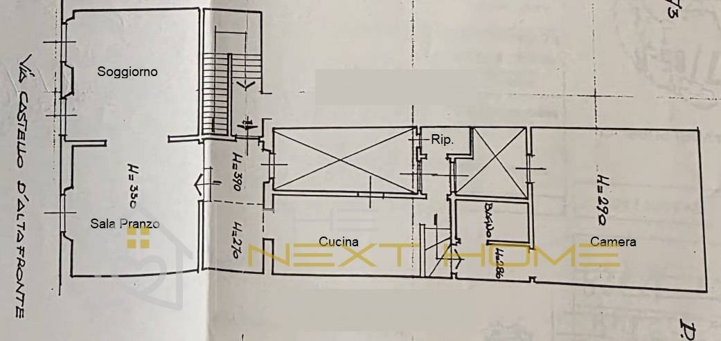 Foto 26 - Appartamento Via Del Castello D'altafronte, Firenze - planimetria 1