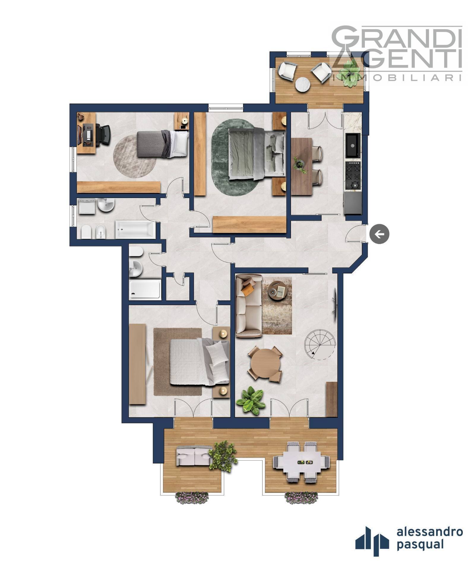 Foto 25 - Appartamento Via Pisano
 
57, Verona - planimetria 1