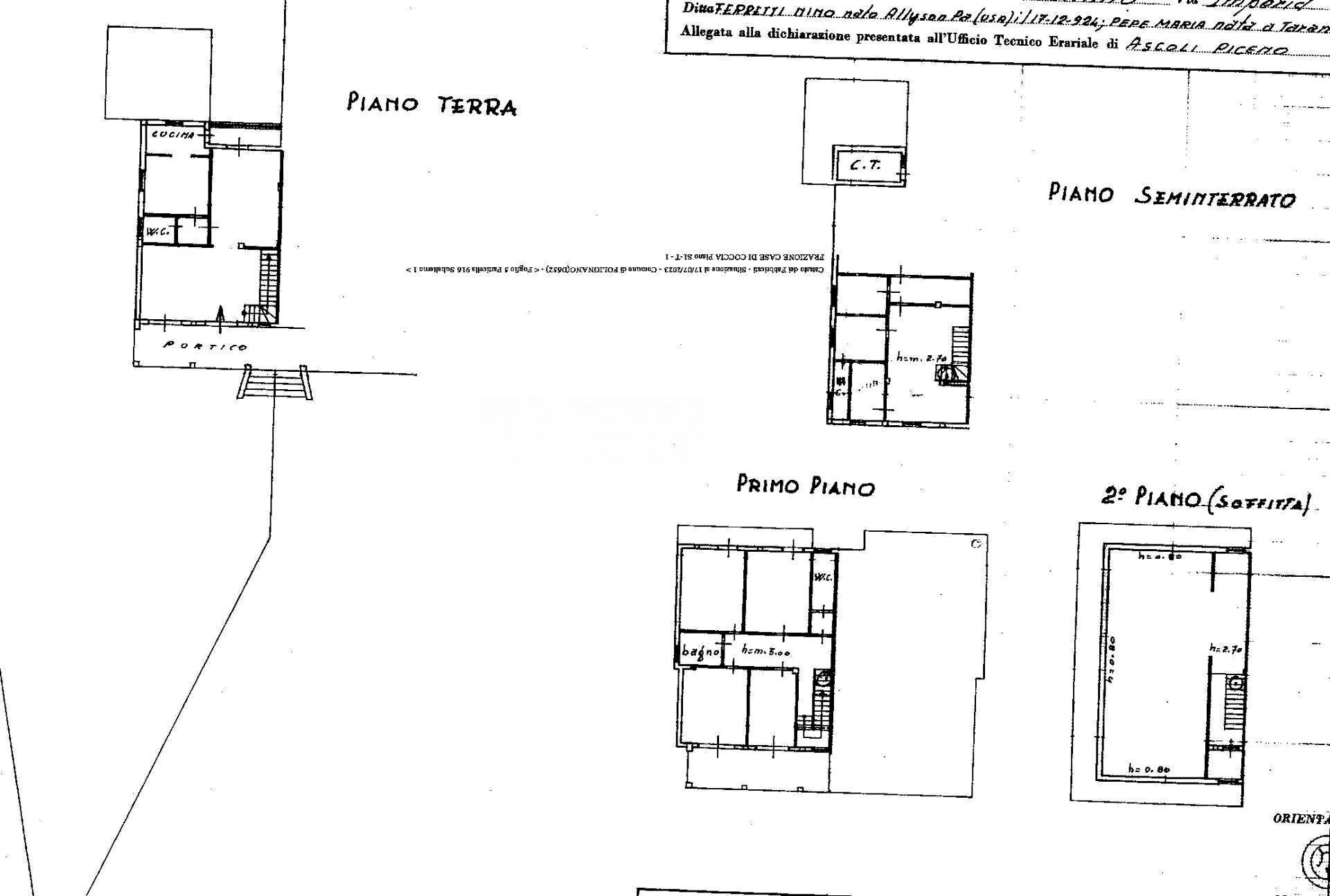 Foto 66 - Villa via imperia
 
13, Folignano - planimetria 1