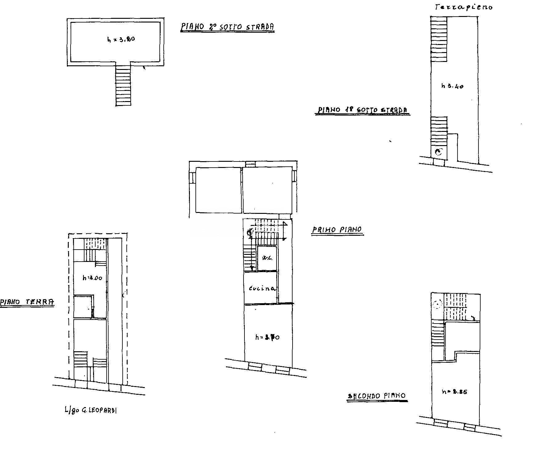 Foto 41 - Casa indipendente LARGO LEOPARDI, Petritoli - planimetria 1
