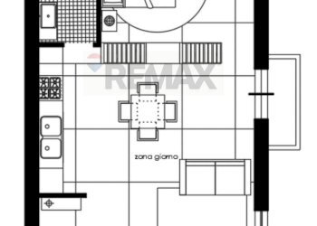 Pianta 2D - Trilocale Casoria - foto 15