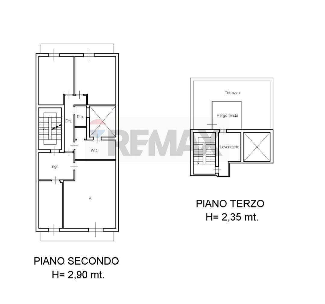 Pianta 2D - Quadrilocale VIA  TONNARA
 
53, Valderice - planimetria 1