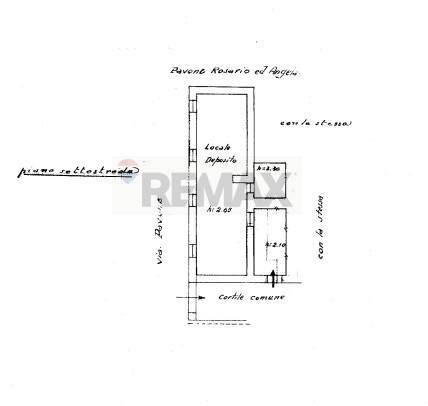 Pianta 2D - Trilocale Via Pavone
 
9, Catania - planimetria 1