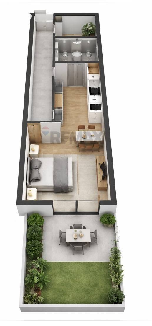 Pianta 3D - Casa indipendente Via Della Paglia
 
12, Catania - foto 1