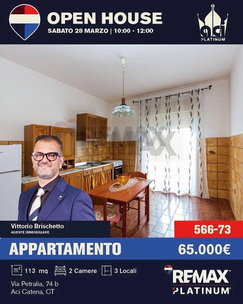 Sala da pranzo - Three-room apartment via Petralia
 
74 b, Aci Catena - photo 1