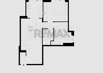 Pianta 2D - Trilocale pineta sacchetti
404, Roma - foto 11