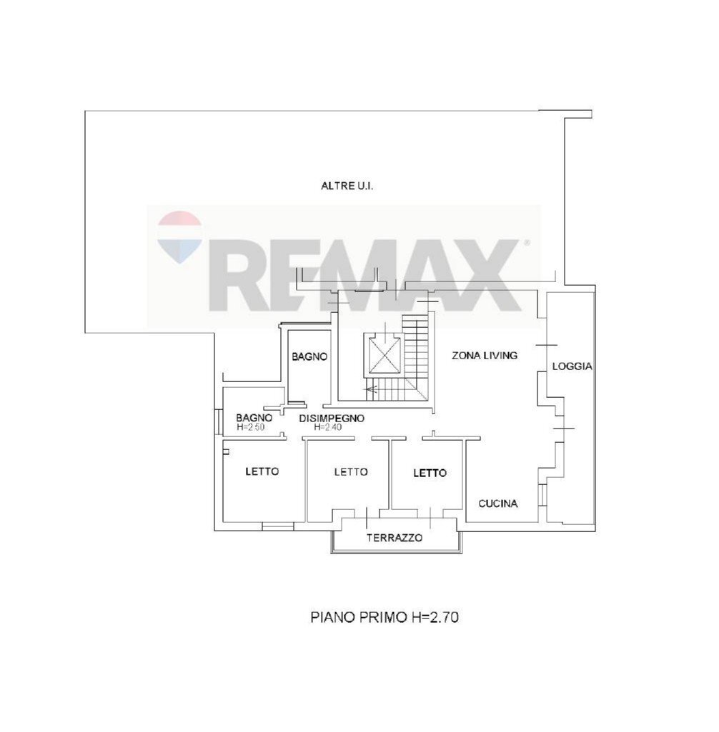 Foto 49 - Quadrilocale Via San Nicola
 
35, Viadana - planimetria 1