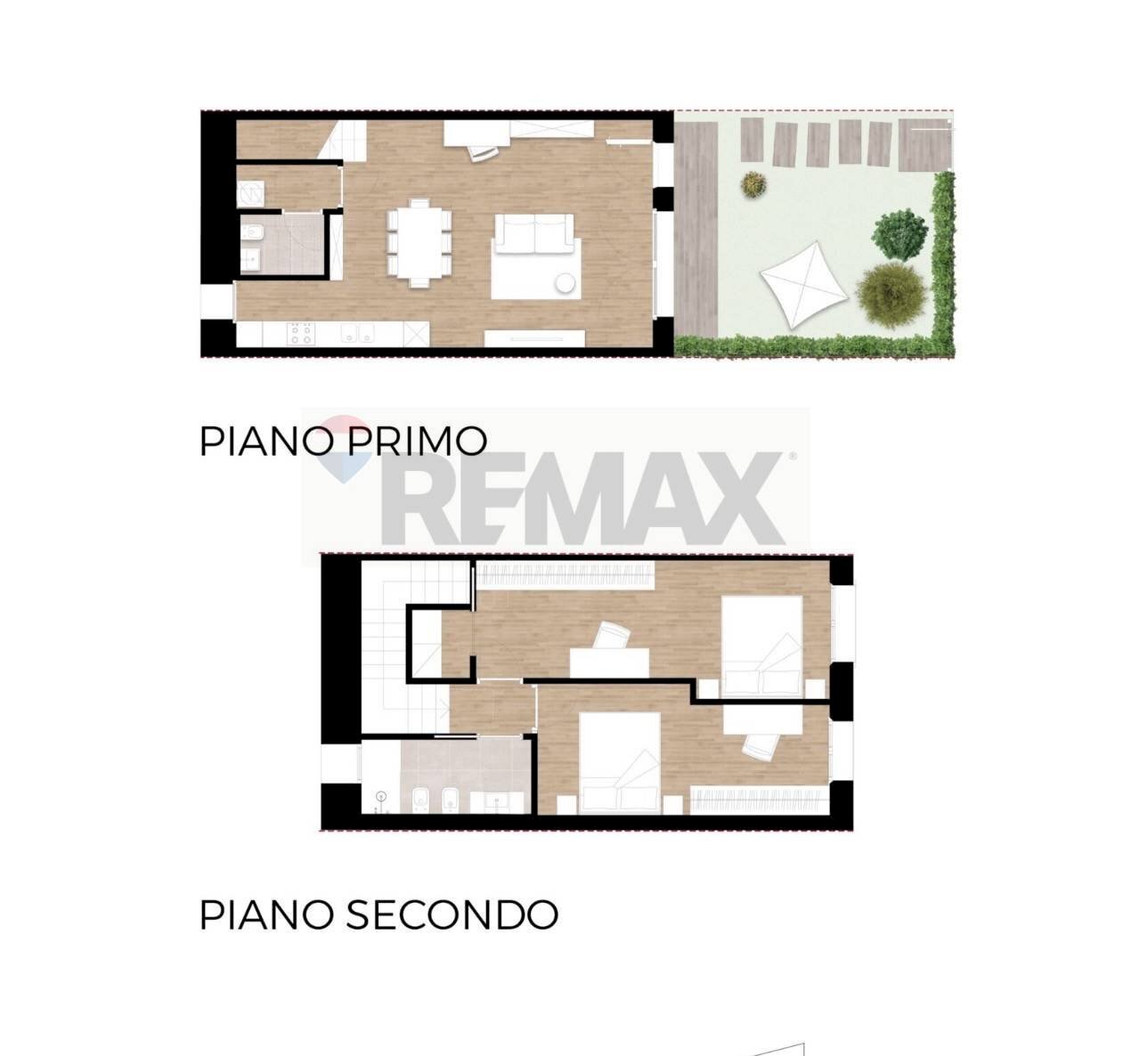 Pianta 2D - Villa Bifamiliare VIA GAMBINI, Trieste - planimetria 1