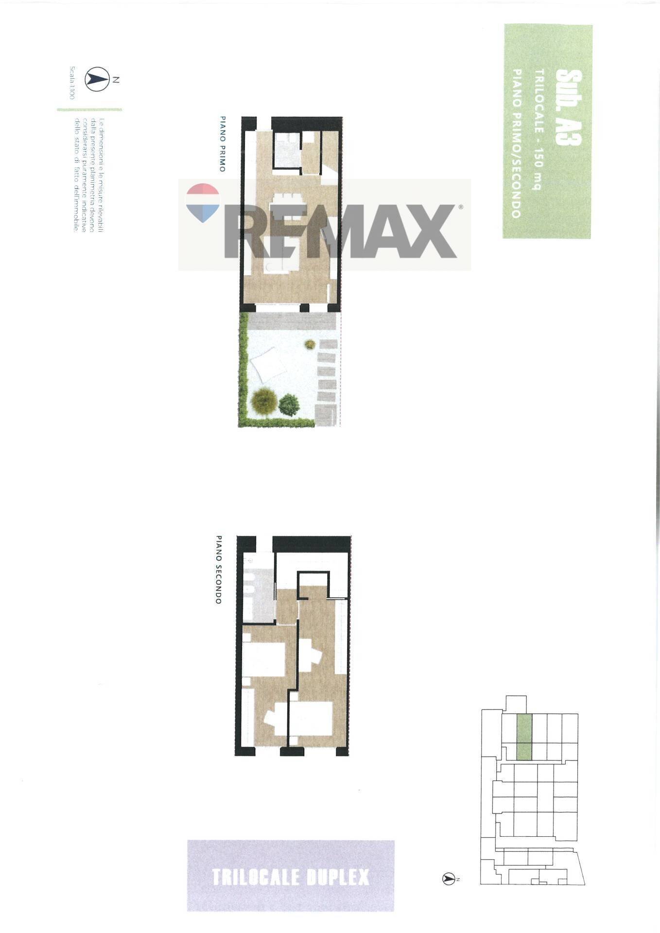 Pianta 2D - Semi-detached Villa VIA GAMBINI, Trieste - floor plans 1