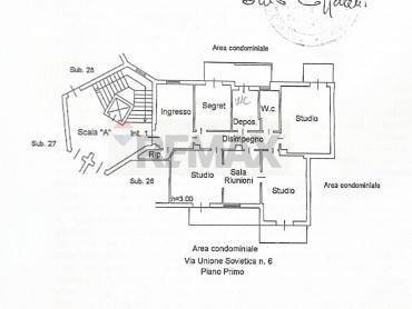 Pianta 2D - Ufficio VIA UNIONE SOVIETICA 6
 
6, Siracusa - planimetria 1