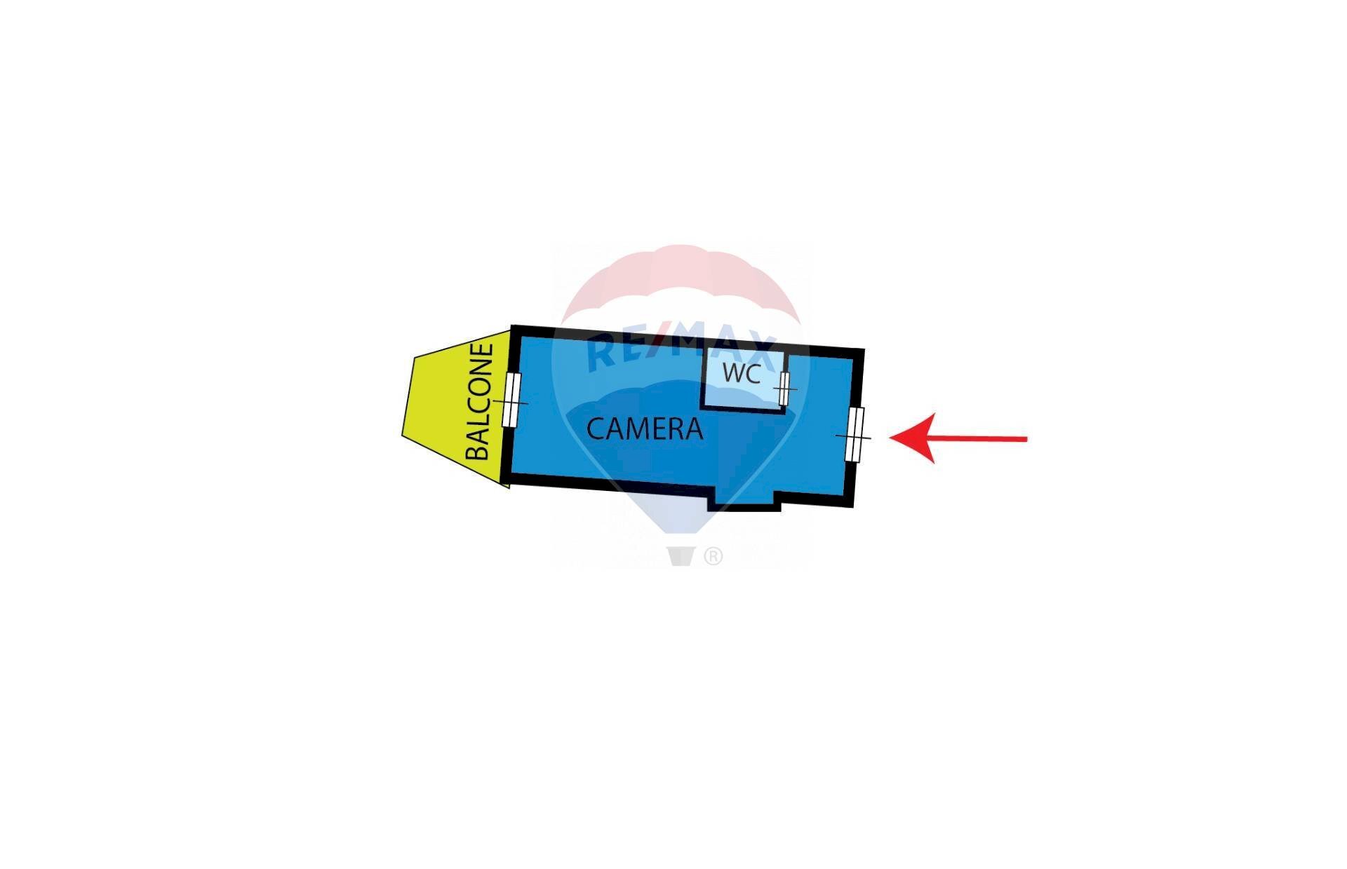 Pianta 2D - Two-room apartment Positano - floor plans 1