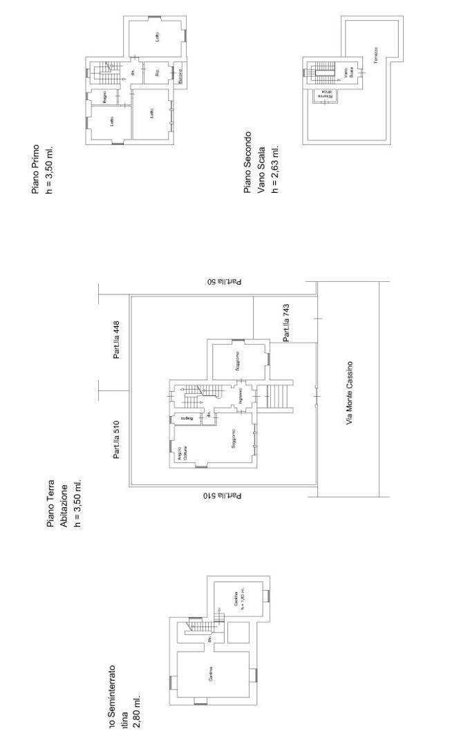 Foto 33 - Villa Via Montecassino
 
6, Roma - planimetria 1