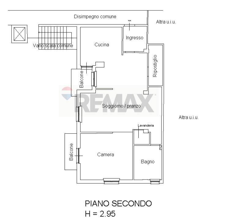 Pianta 2D - Trilocale Via Amos Ronchei
 
2, Fidenza - planimetria 1