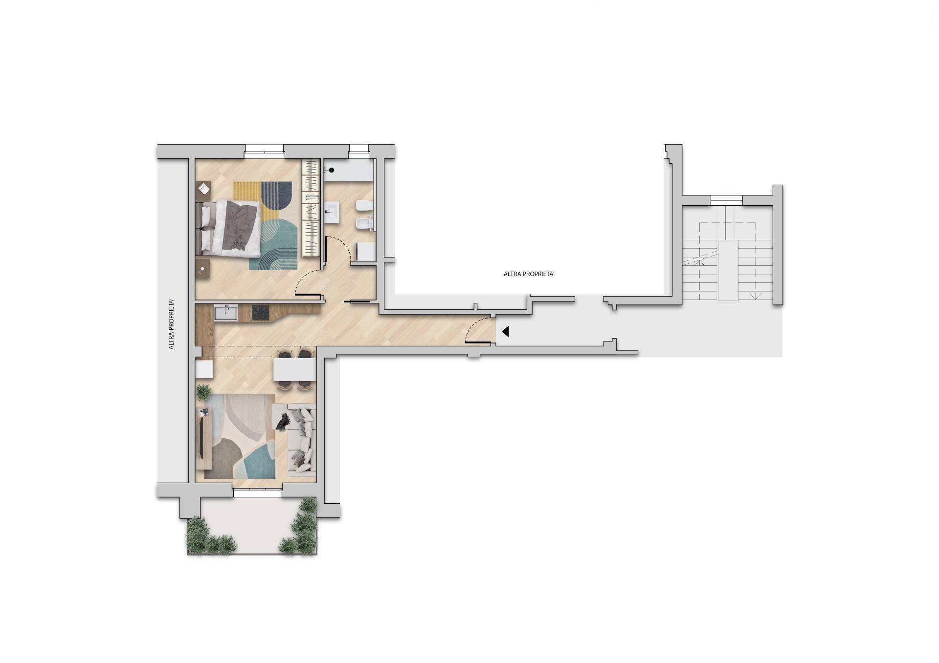 Foto 2 - Bilocale Via Don Carlo Steeb
 
21, Verona - planimetria 1