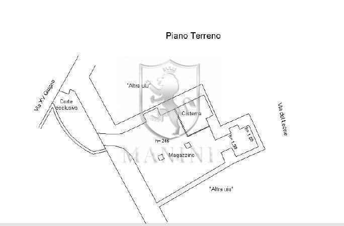 Foto 28 - Four-room apartment piazza Pio 2
 
3, Pienza - floor plans 1