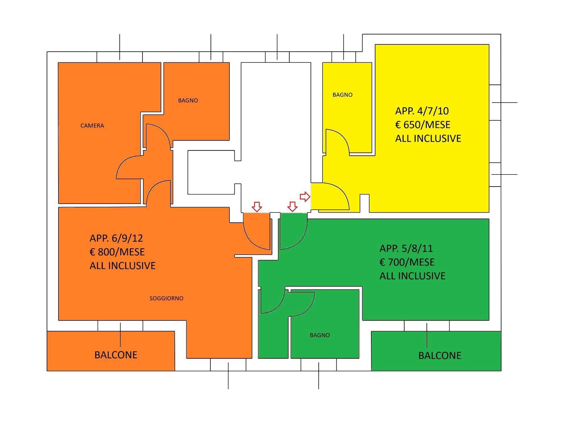 Foto 14 - Two-room apartment via Ca' Martinoni
 
5/7, Almenno San Salvatore - floor plans 1