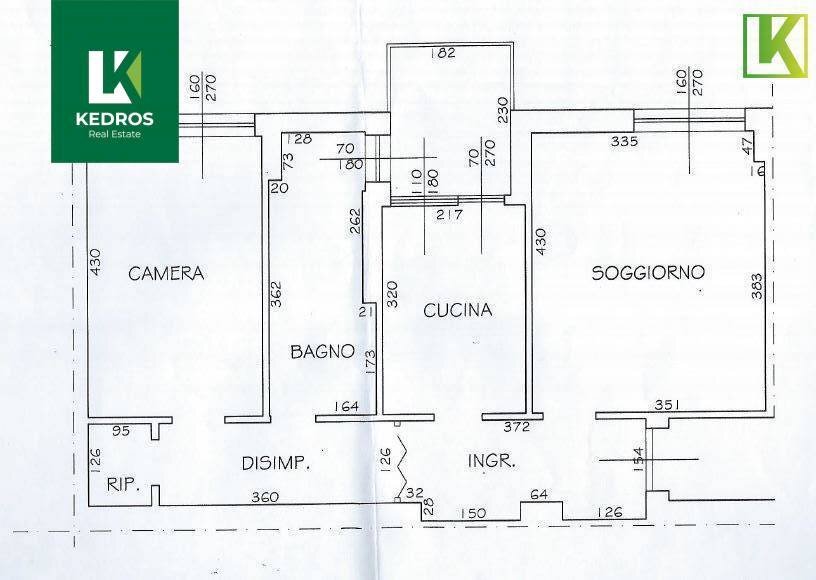Foto 20 - Two-room apartment Via Rainoldi
 
22, Varese - floor plans 1