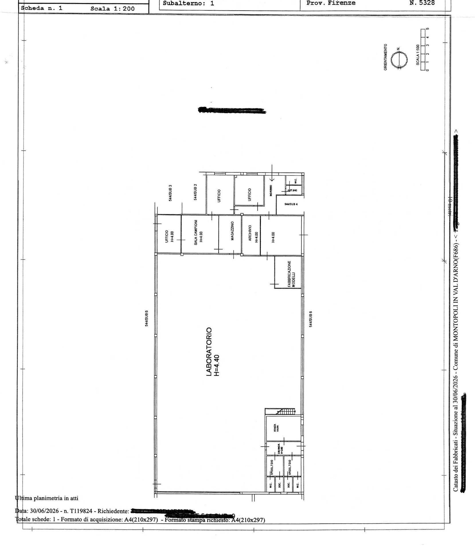 Foto 17 - Capannone via galvani, Montopoli in Val d'Arno - planimetria 1