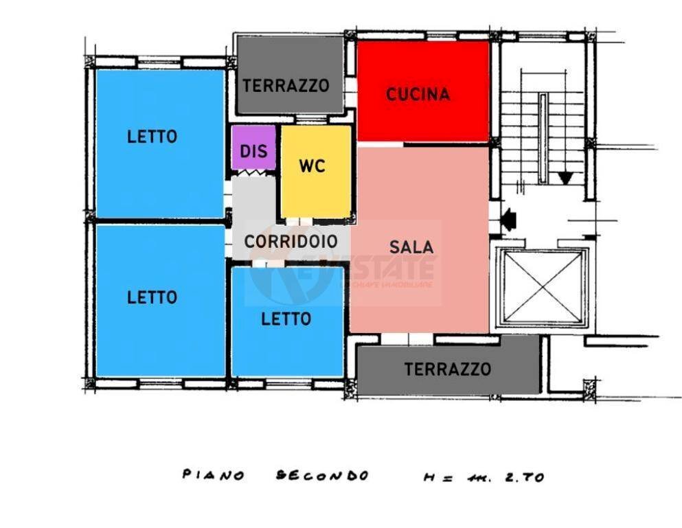 Foto 18 - Quadrilocale via lombardia
 
26, Porto Torres - planimetria 1