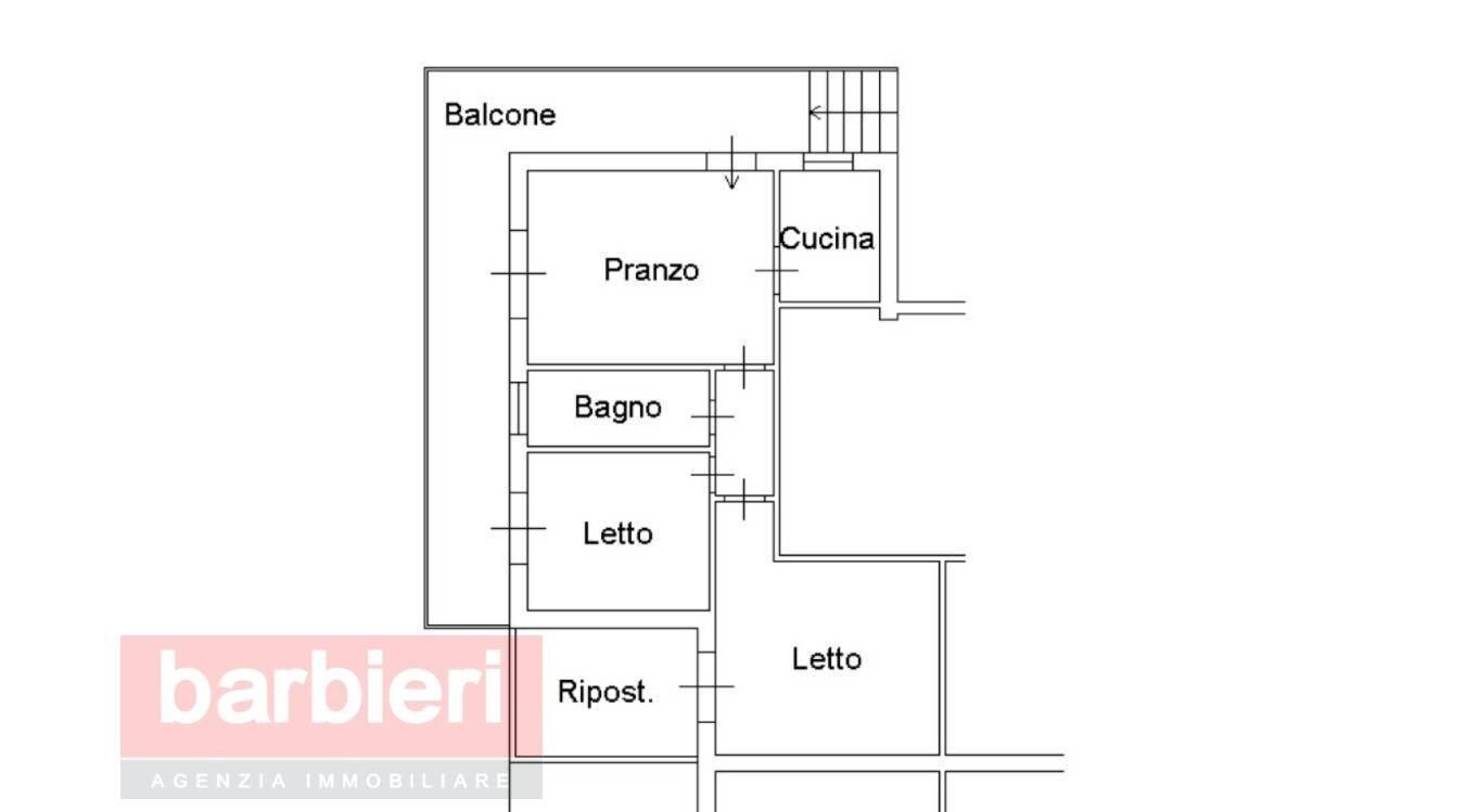 Foto 33 - Trilocale viale Ravenna
 
55, Cervia - planimetria 1