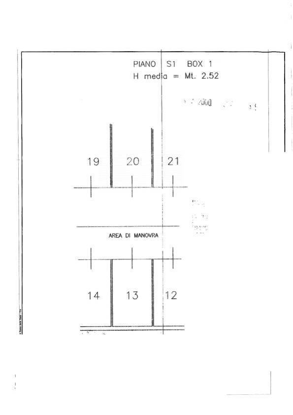 Foto 13 - Box Via Della Farnesina, Roma - planimetria 1