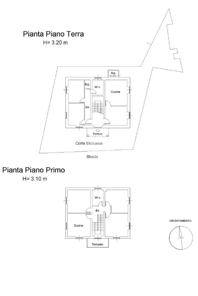 Independent house Via della Pace, Deiva Marina - floor plans 1