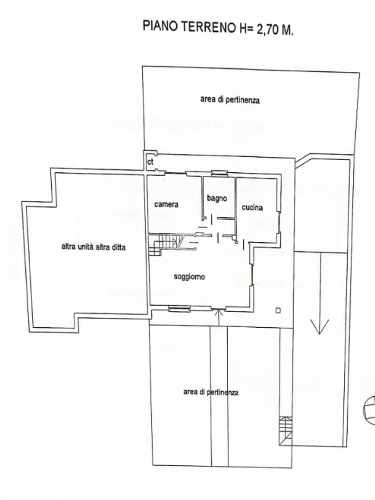 Porzione di casa Via Monte San Giorgio, Sangano - planimetria 1