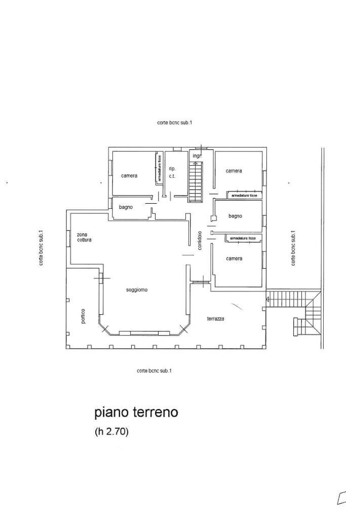 Villa Via Provinciale, Strambinello - planimetria 1