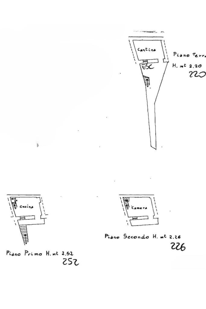 Casa semi indipendente Piazza repubblica, Brosso - planimetria 1