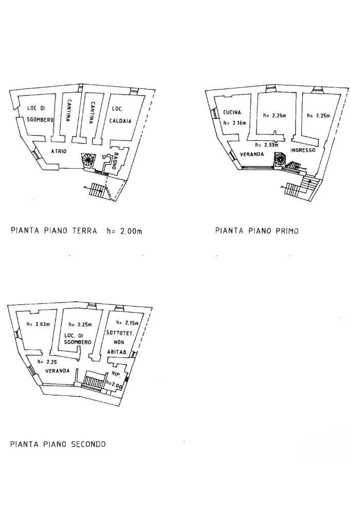 Casa semi indipendente Piazza repubblica, Brosso - planimetria 1