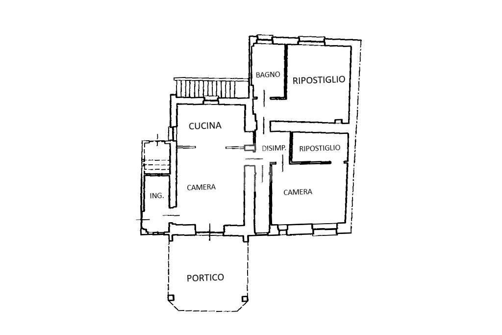 Villa Via Bagnolo, Barge - floor plans 1