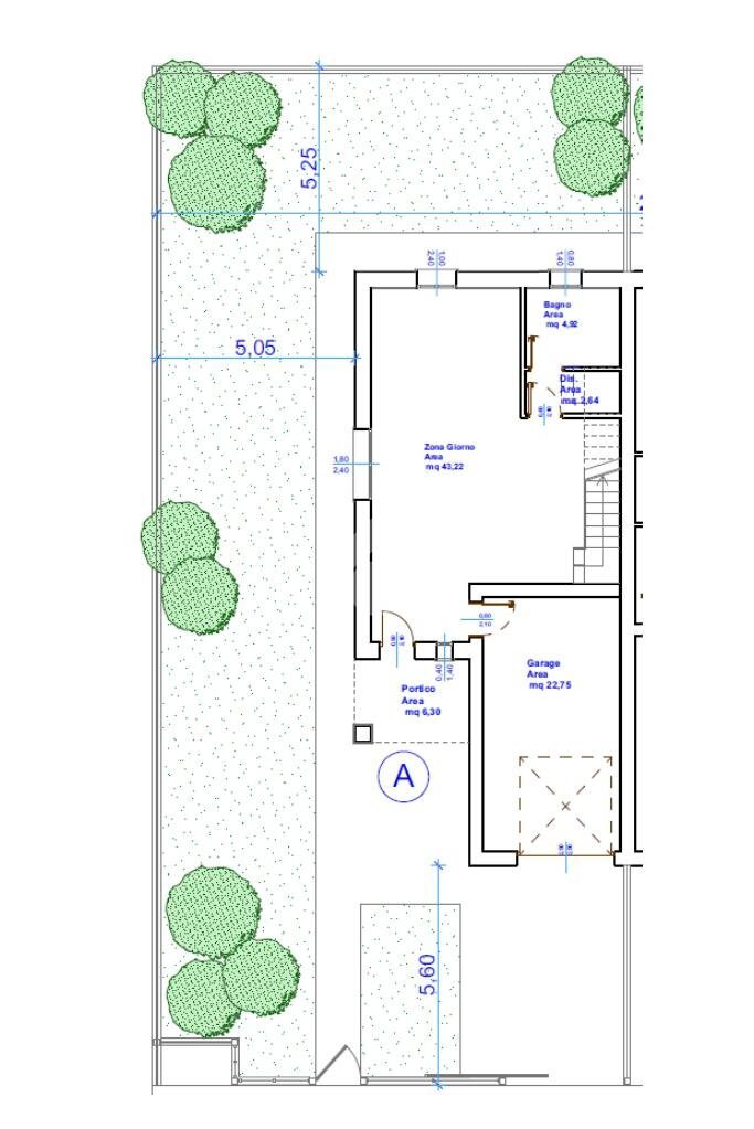 Terraced Villa Via Michelangelo, Soliera - floor plans 1