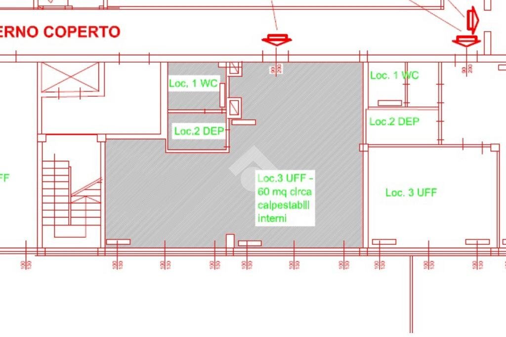 Office piazza allende, Ozzano dell'Emilia - floor plans 1