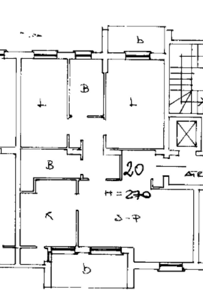 Trilocale via Ciniselli, Settimo Milanese - planimetria 1