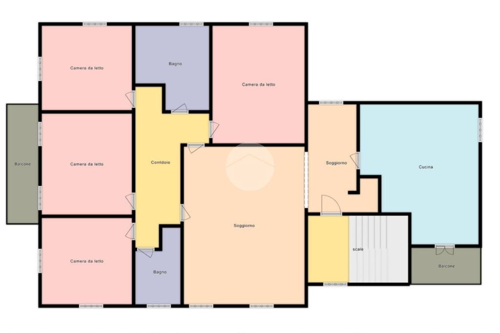 Appartamento via matteotti, Peschiera Borromeo - planimetria 1