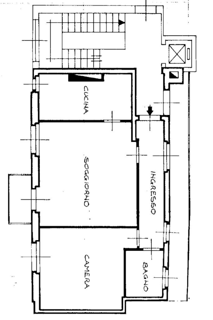 Three-room apartment Via Lega Lombarda, Valenza - floor plans 1