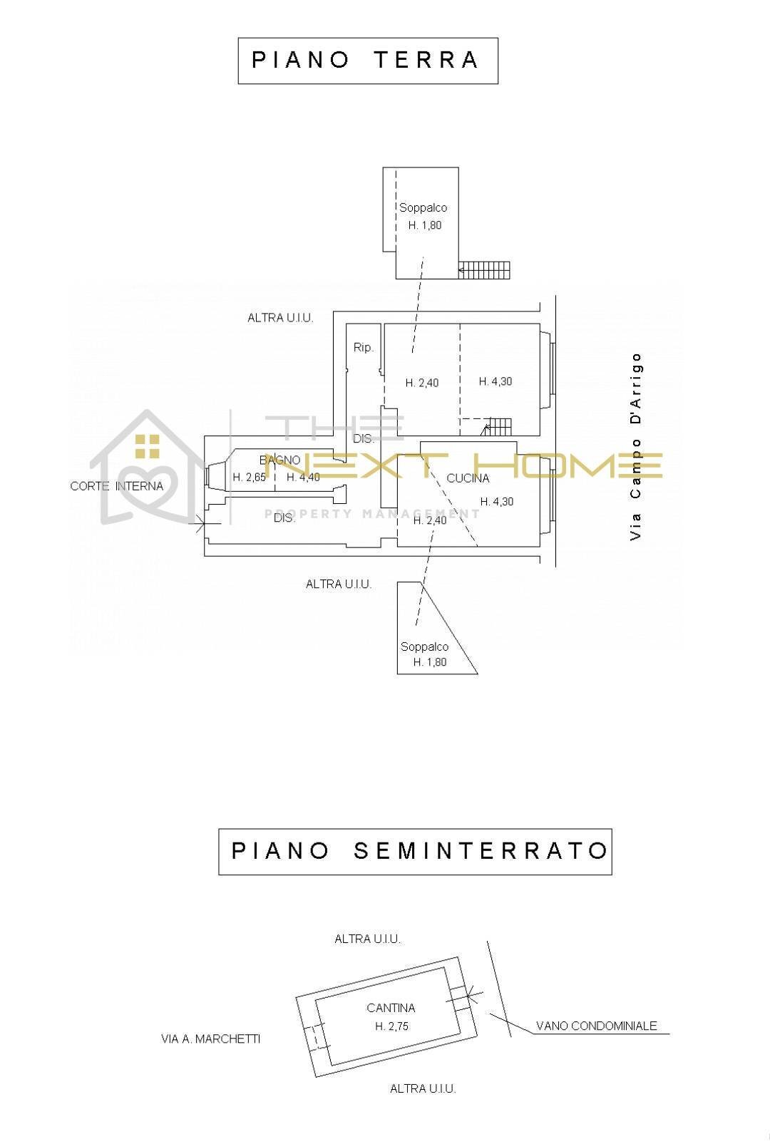Foto 37 - Appartamento Via Del Pratellino, Firenze - planimetria 1