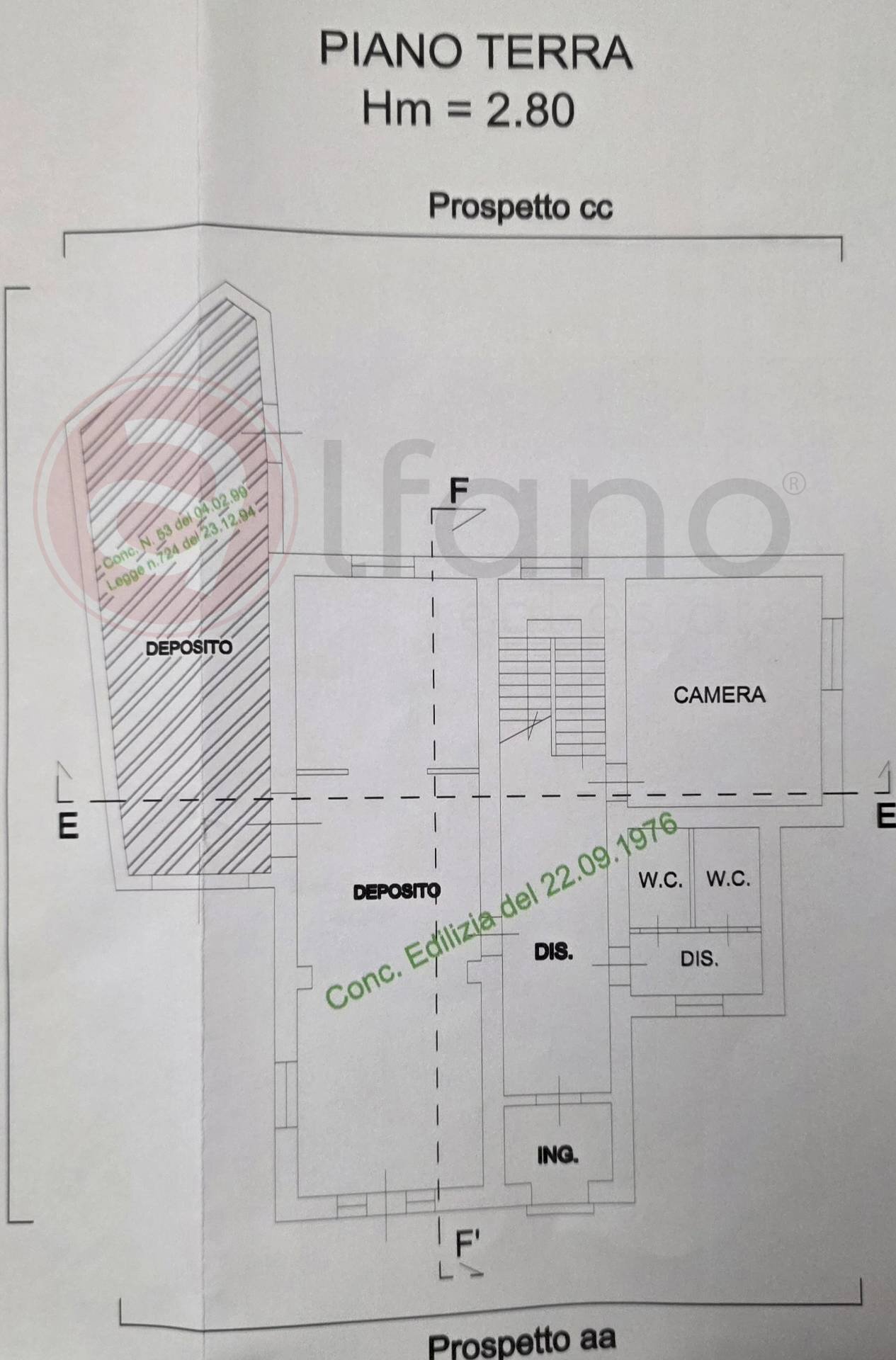 Foto 64 - Villa Via Colle Martino, Boville Ernica - planimetria 1