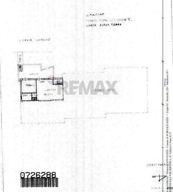 Pianta 2D - Casa semi indipendente via provinciale per riposto
 
45, Acireale - planimetria 1