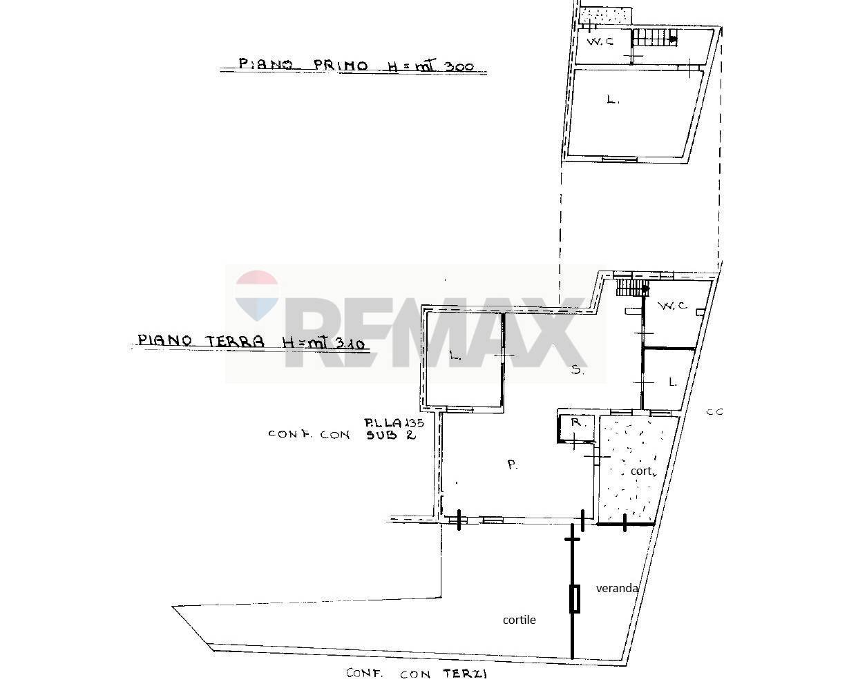 Pianta 2D - Semi-detached house Contrada Costa Pisone
 
int. 2 piano terra, Augusta - floor plans 1