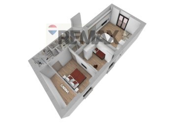 Pianta 3D - Three-room apartment Via Umberto I
 
125, Ischitella - photo 11