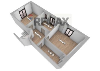Pianta 3D - Three-room apartment Via Umberto I
 
125, Ischitella - photo 12