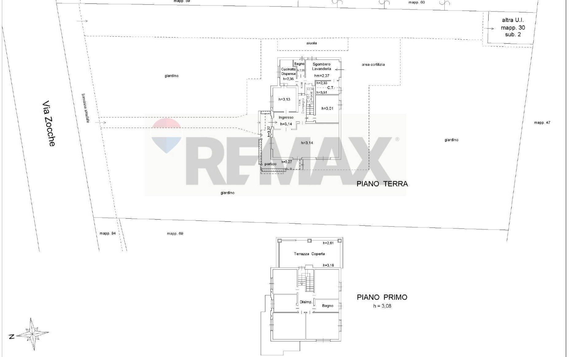 Foto 100 - Villa Via Zocche
 
43, Rivarolo del Re ed Uniti - planimetria 1