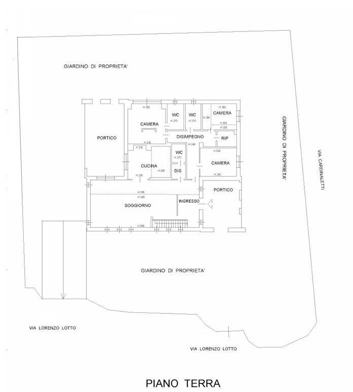Foto 59 - Villa via Lotto
 
1, Mapello - planimetria 1