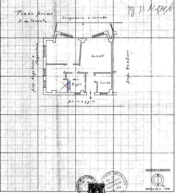 Foto 39 - Trilocale Ospedaletti - planimetria 1
