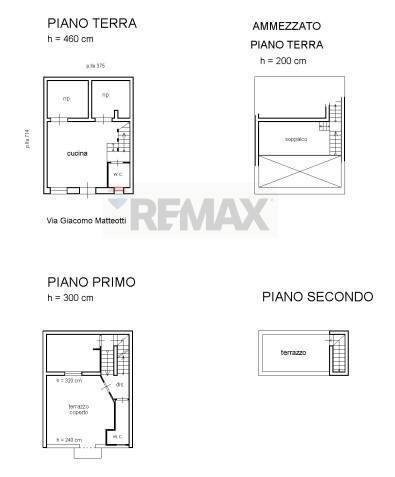 Pianta 2D - Independent house Via Giacomo Matteotti
 
43, Terrasini - floor plans 1